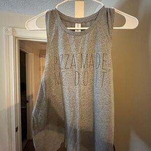 Forever 21 Gray Ribbed Tank Top